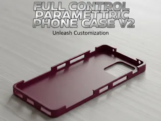 All parametric mobile phone case PETG/PLA/TPU/ABS