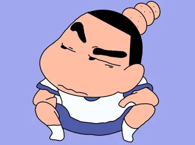 Mischievous Crayon Shin-chan with a Bump