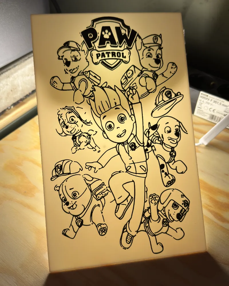 Paw Patrol Backlit Display 
