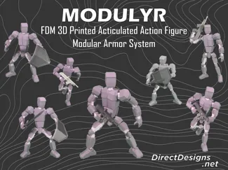 MODULYR - Modular Poseable Action Figure