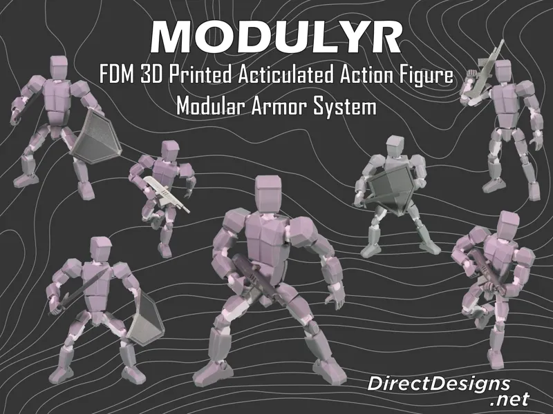 MODULYR - Modular Poseable Action Figure