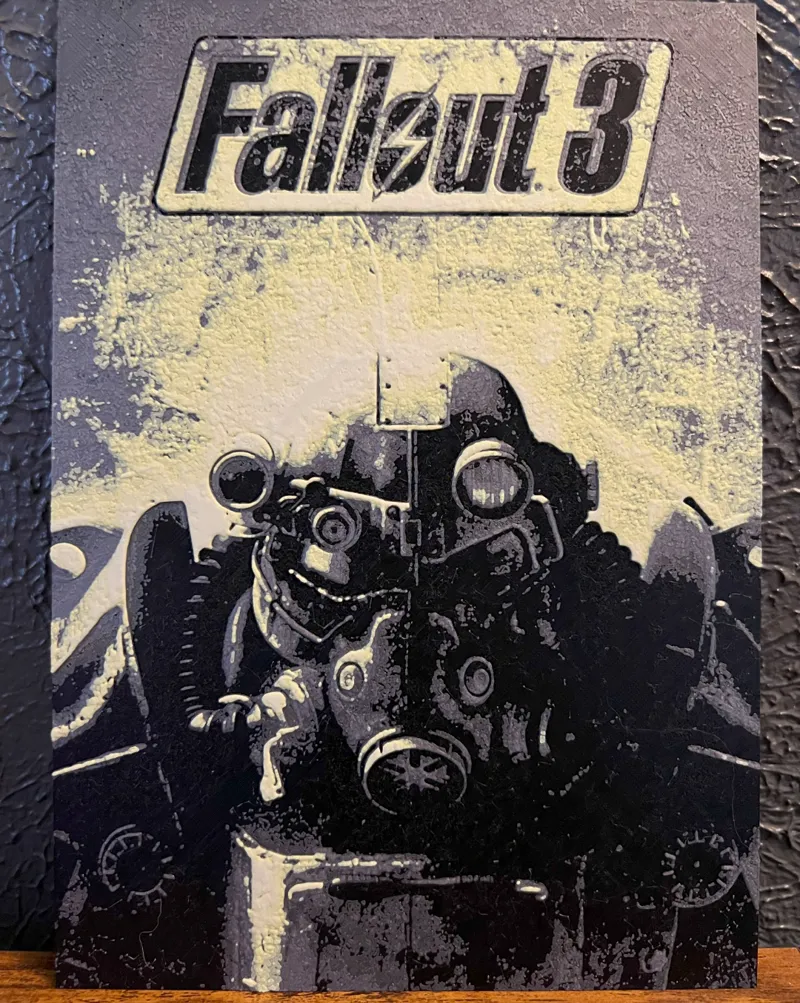 Fallout 3 Game Poster Hueforge