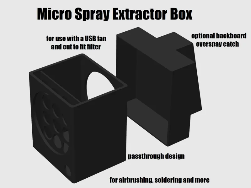Micro Spray Extractor Box