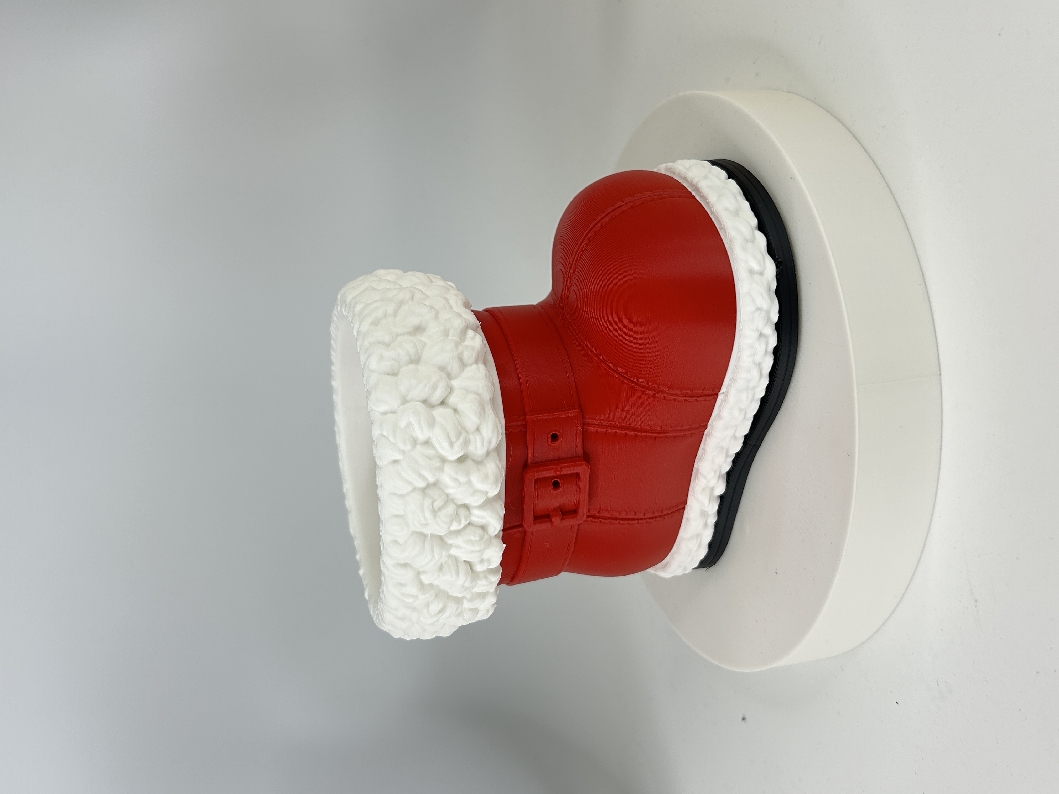 Santa Boot Candy Bowl - Christmas Decor - 1