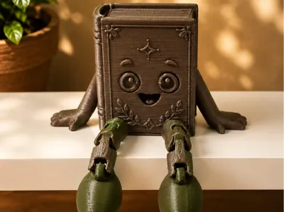 Happy Book Articulated,flexy Mini Figurine