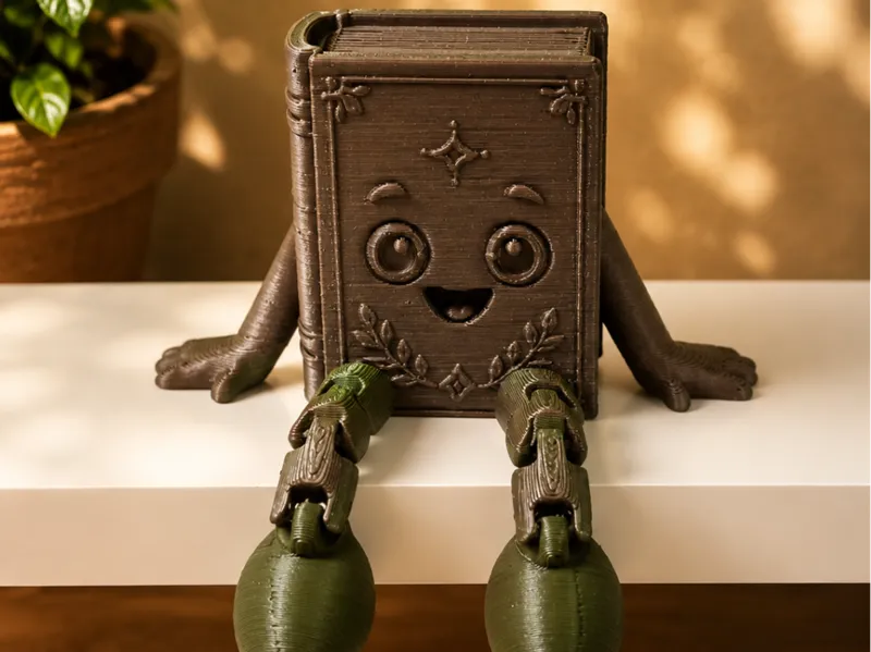 Happy Book Articulated,flexy Mini Figurine