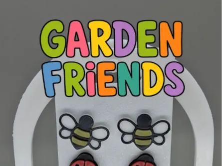 Garden Friends Earrings - Bee, Sunflower, Ladybug