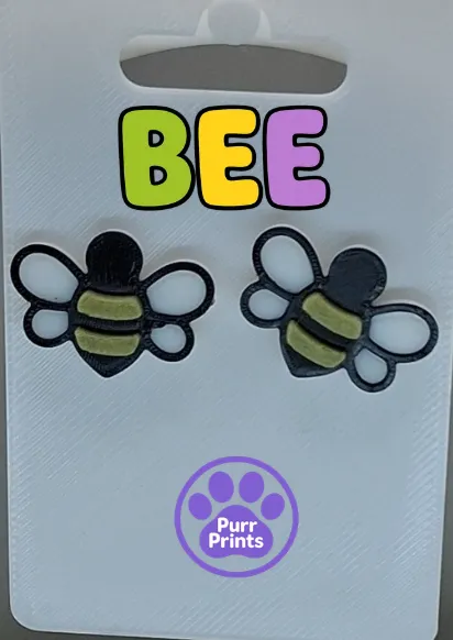 Garden Friends Earrings - Bee, Sunflower, Ladybug view 3