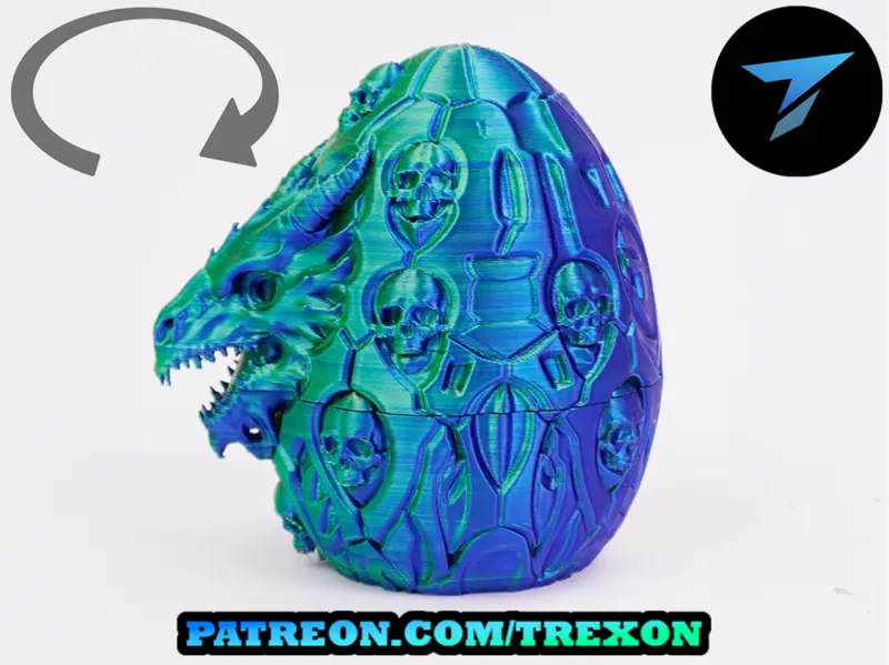 Skull Dragon Egg Box