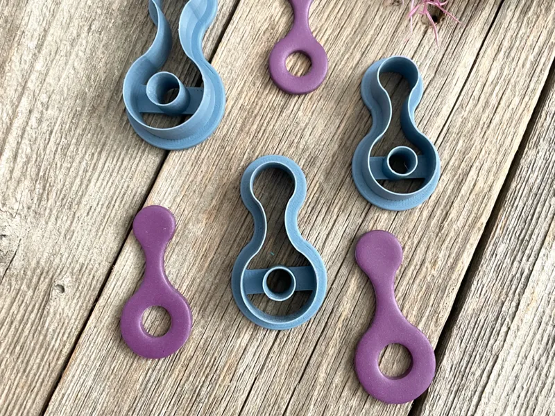 Drop and Organic Circle Earring Cutters