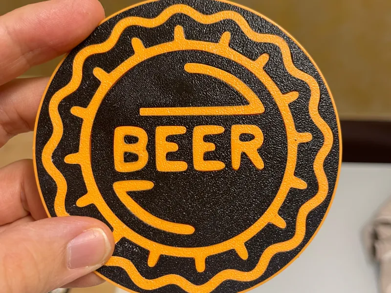 NO AMS - beer coaster - Sottobicchiere tappo birra