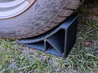 Wheel Stopper for car, trailer. Wheel chock