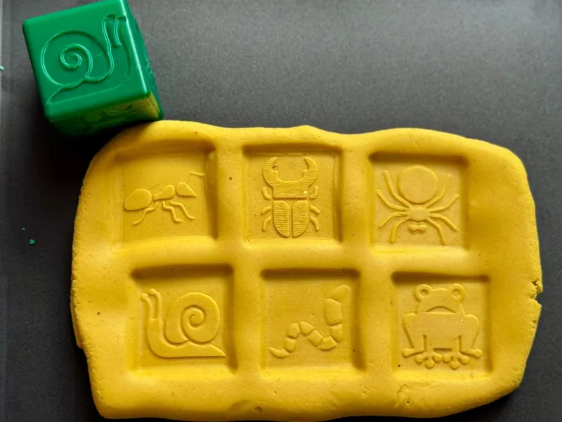Senzory Texture Cube | Reptile and Insect