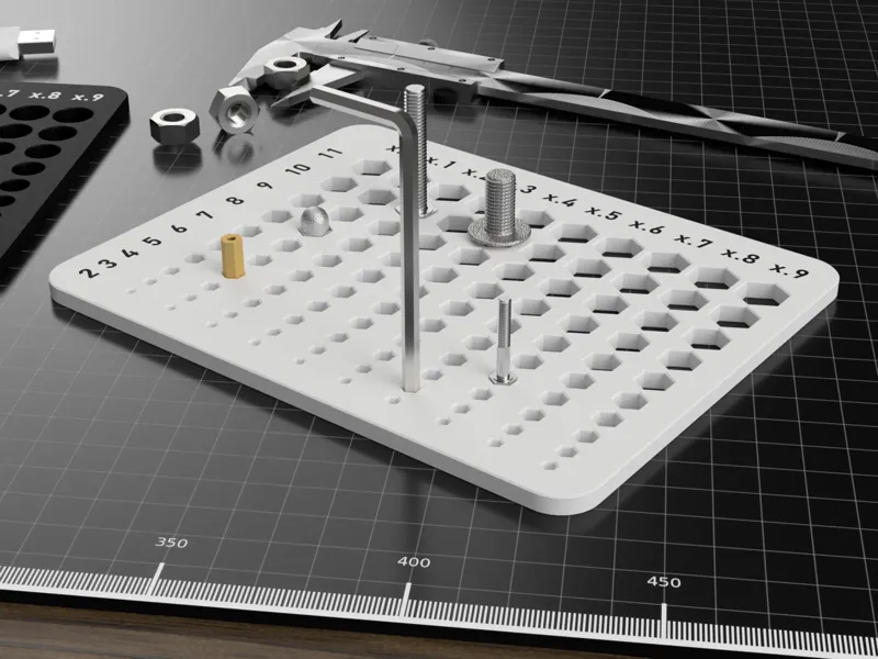 Metric tolerance measuring tool