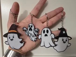 Halloween Ghost Keychain