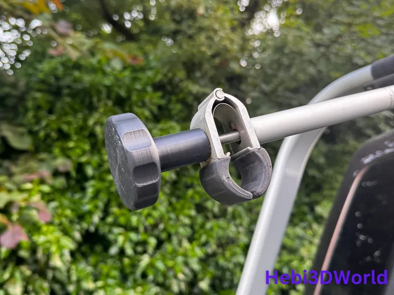 Optimierte Knebelmutter für VW T5 Fahrradständer
