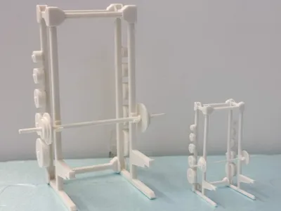 Gym Equipment - Power Rack - 1:25-1:50