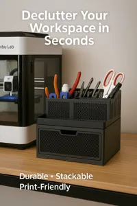 5x5 3D Printer Or Kitchen Accessory Storage