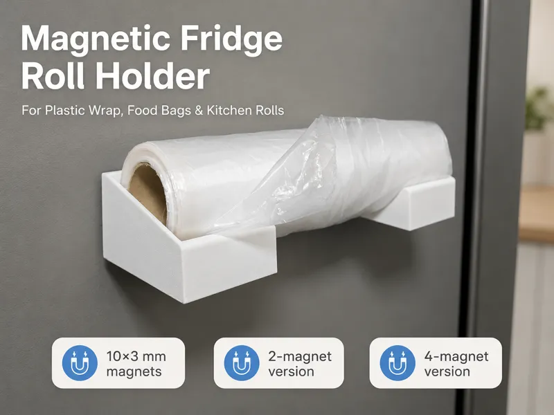 Magnetic Kitchen Roll Holder for Fridge
