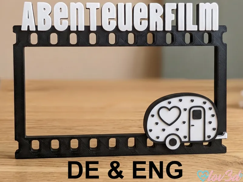 Adventure Movie Film Strip Photo Frame Selfie Prop
