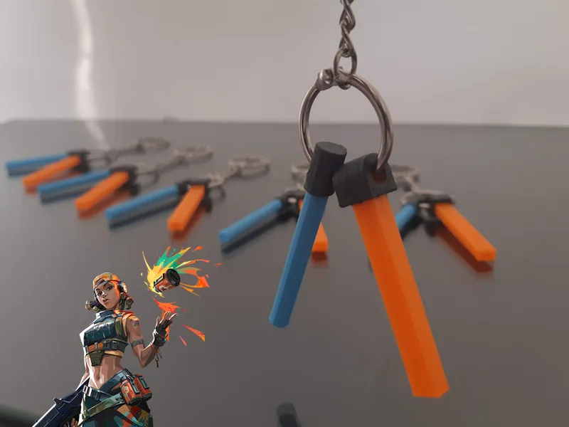 Raze Gunbuddy Keychain
