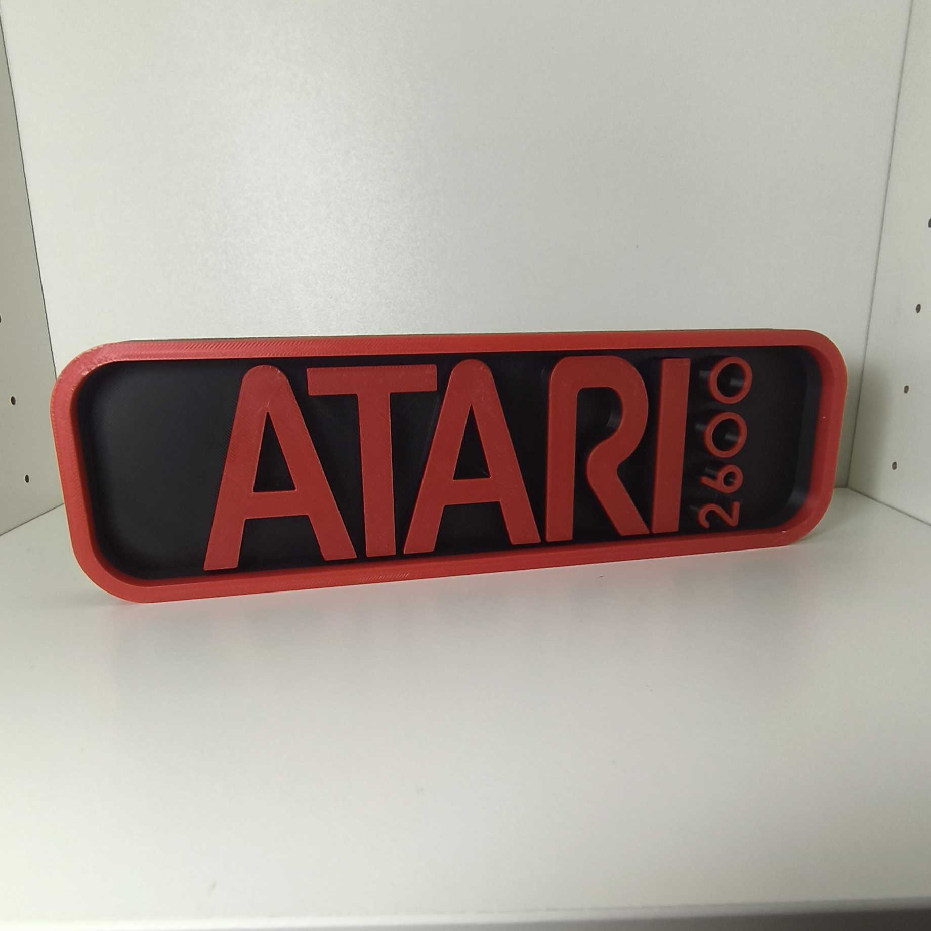 Miniatura 2 do modelo 3D Console Logo Plaque - Atari 2600