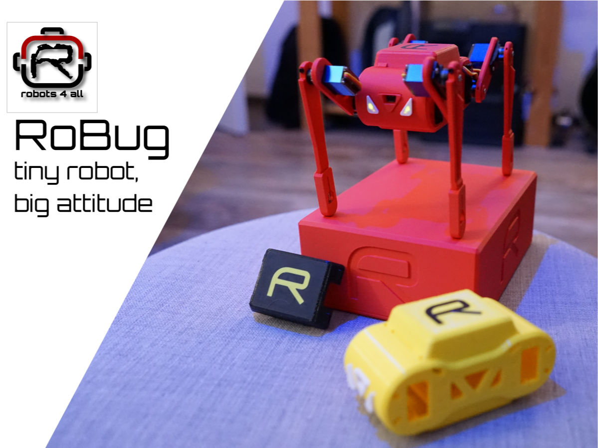 RoBug - tiny robot, big attitude
