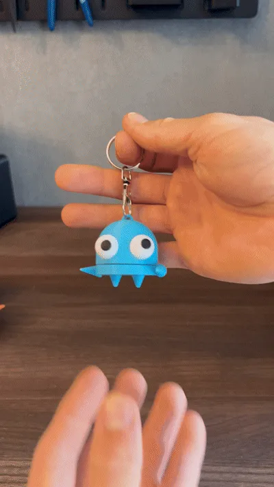 Cute R.E.P.O. Keychain from repo video game view 2