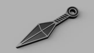 Kunai Keychain/Keyring (Naruto)