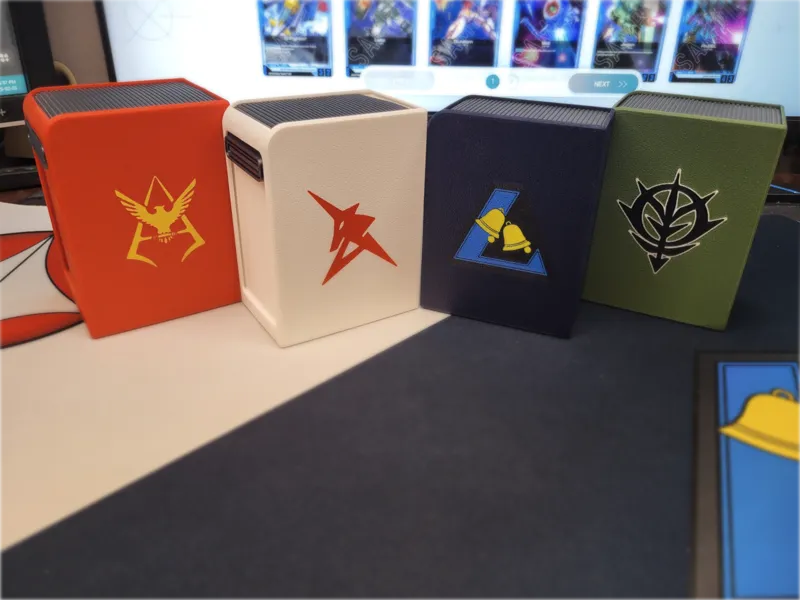 Gundam TCG Sliding Deck Boxes
