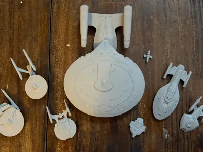 Various Models 1:4000 Star Trek Star Wars Firefly