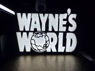 Wayne's World Light Box