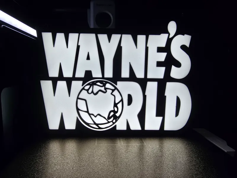 Wayne's World Light Box