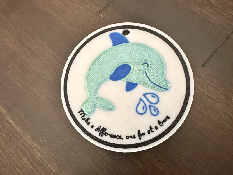 Motivational Mammals - Dolphin Keychain