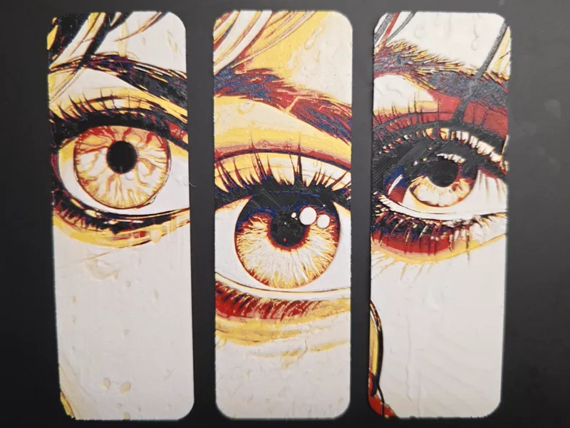 Bookmark - eye girl HUEFORGE