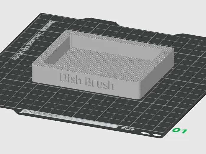 Dish Brush Tray
