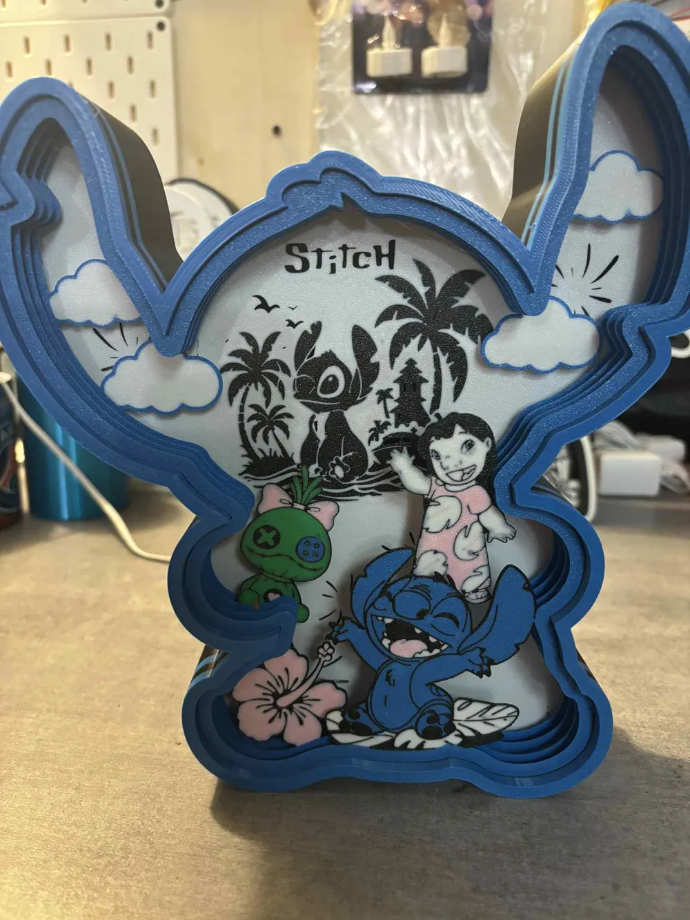 Stitch lamp - Free 3D Print Model - MakerWorld