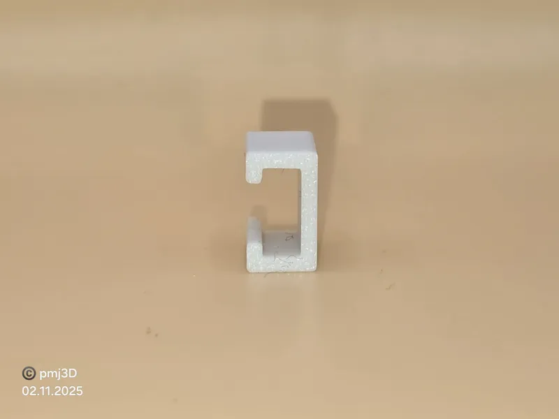 Clips für 12 mm LED-Streifen – Hochkant-Montage