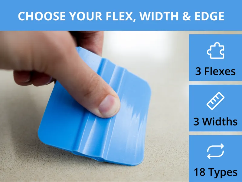 Precision Decal Squeegee Set – 18 Variations