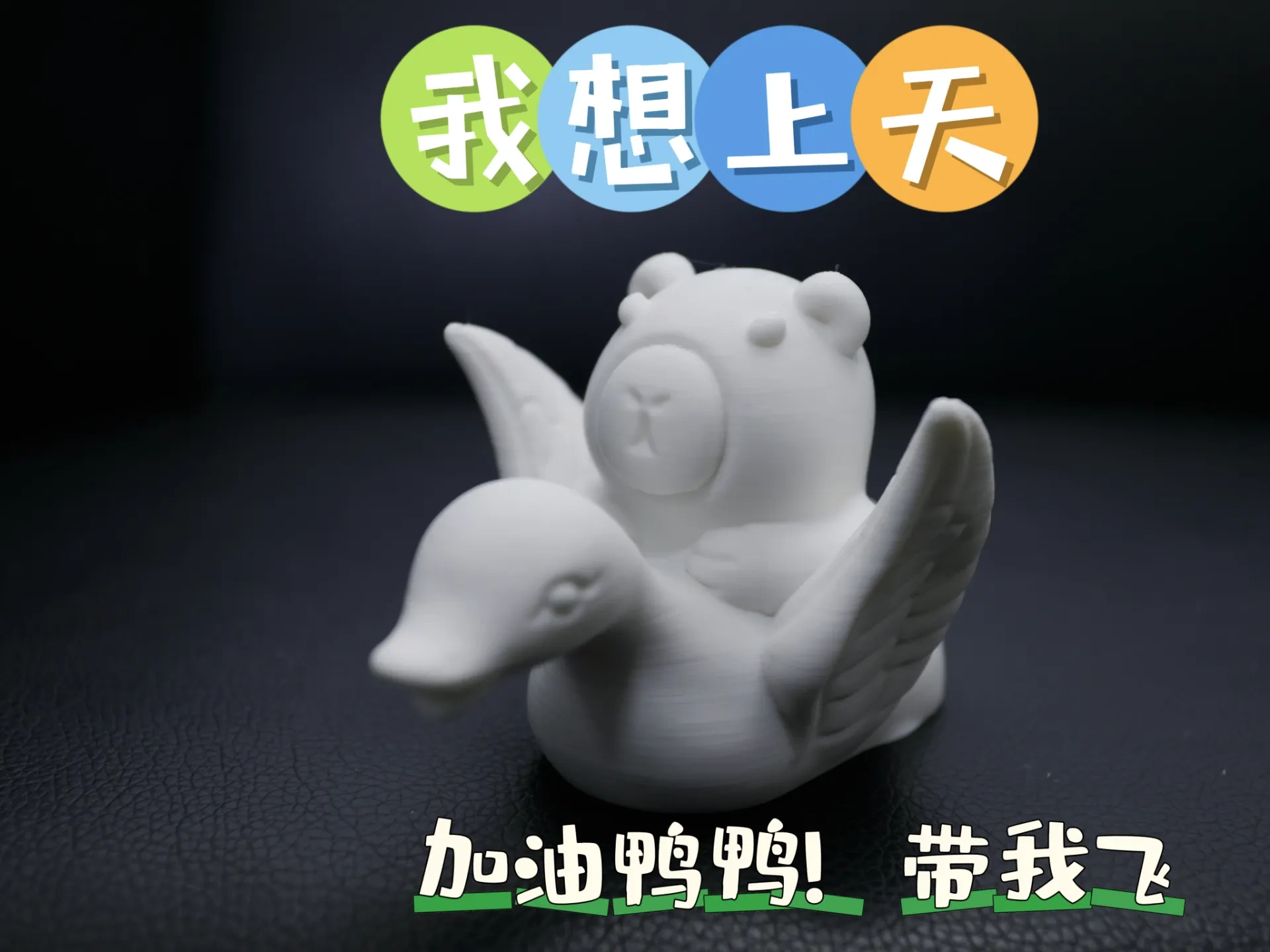 我要上天  卡皮巴拉加油鸭