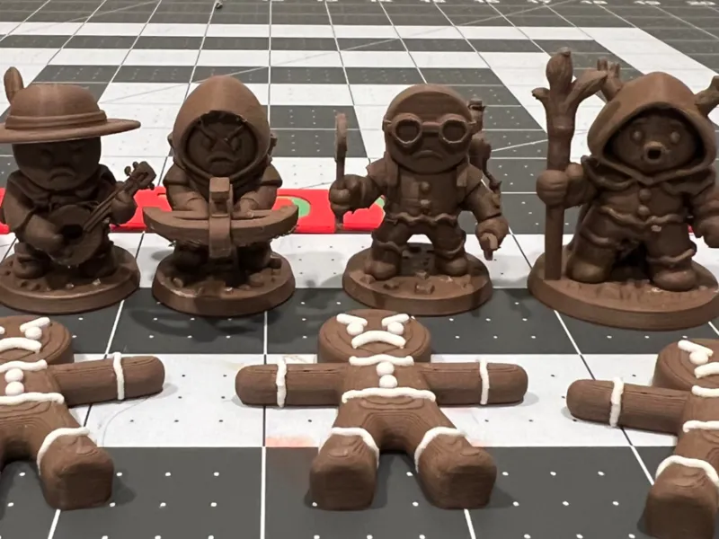 Gingerbread Mini's by Class Part 2 -Bard, Druid, +