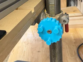 Low Profile Drill Press Table Lift Wheel