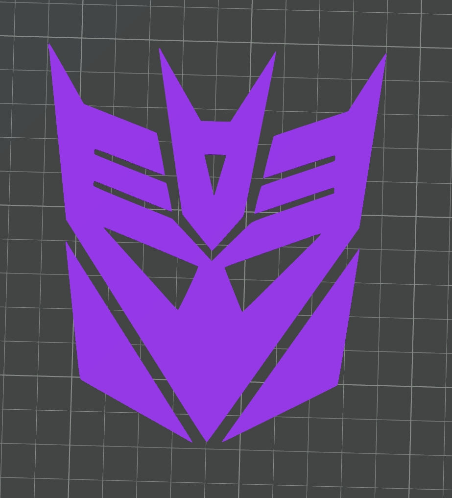 Miniatura 2 do modelo 3D 变形金刚各阵营LOGO