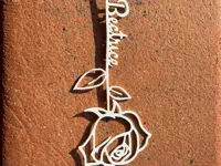 Rose dédicace avec prénom — photo 1