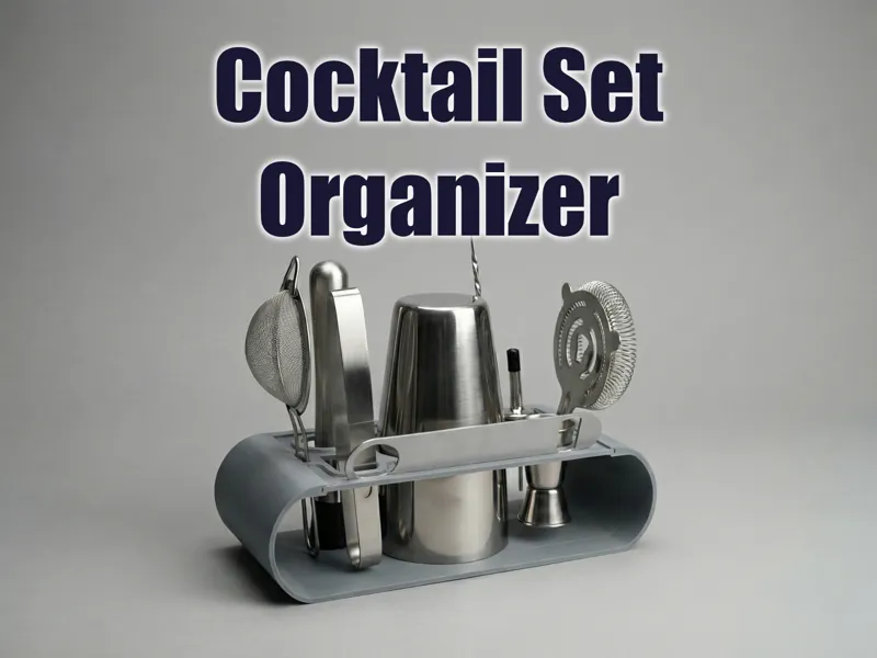 Modular Cocktail Set Organizer - Bar Organizer