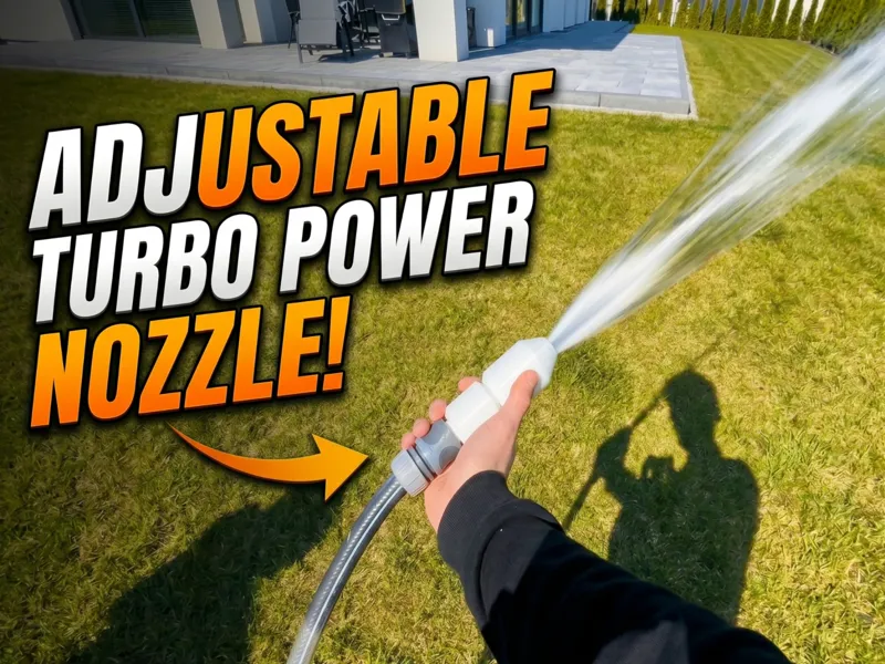 Adjustable sprinkler nozzle gardena compatible