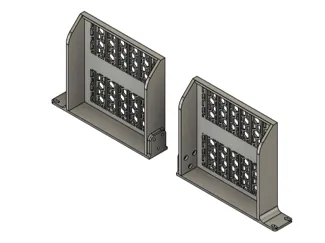 Closed Shelf 19-inch Modular Rack Mount