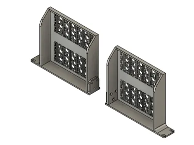 Closed Shelf 19-inch Modular Rack Mount