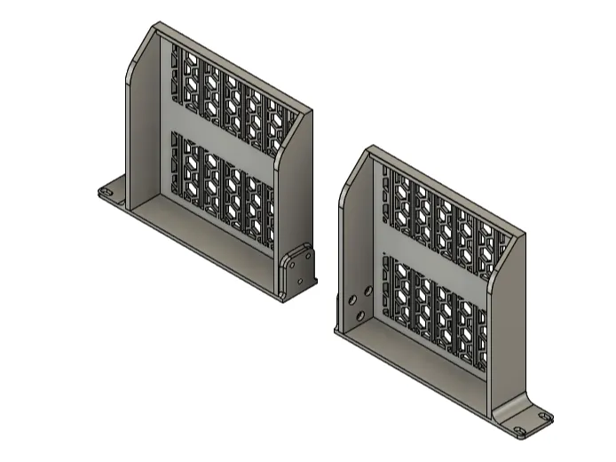 Closed Shelf 19-inch Modular Rack Mount