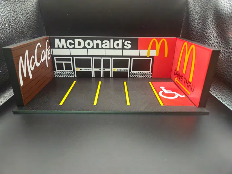 Garage diorama